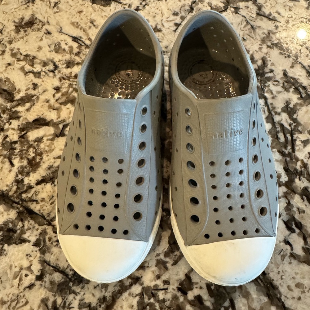 Native Kids Gray Water Shoes